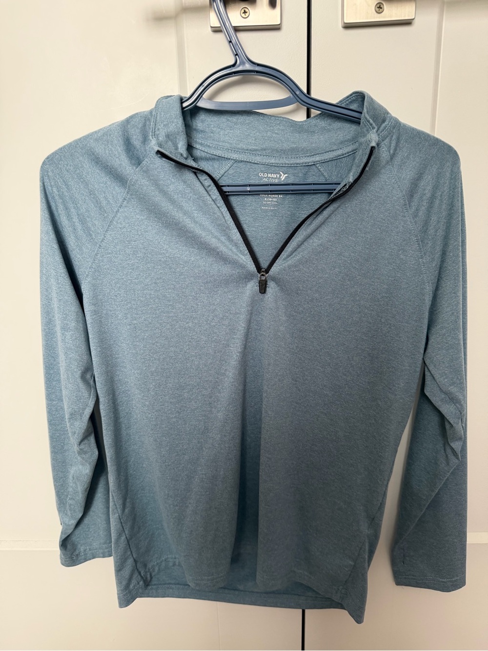 Old Navy Active kids Heathered blue Pullover Hoodie